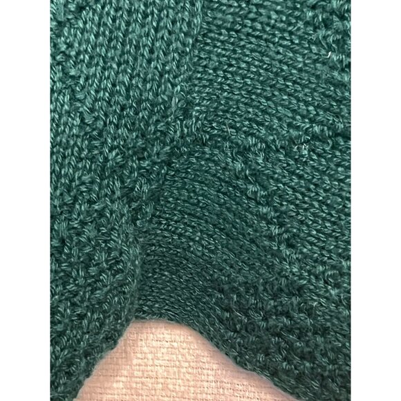 Isle Of Cotton L Green Cardigan Sweater Embroidered Golf Clubs USA Grandpa VTG - Picture 8 of 16